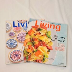 Martha Stewart Living July and August 2011 Issues Summer Good Condition!